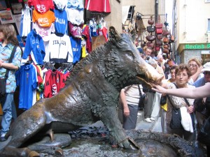 Lucky Wild Boar in Florence