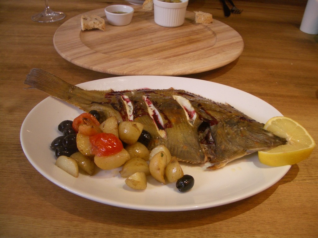 Plaice and Potato salad